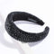 SP SOPHIA COLLECTION Women's Sparkling Crystal Padded Rhinestone Wide Bejeweled Hair Headband Party Hairband Hair Accessories in Black SP Sophia Collection Store