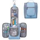 Hanging Travel Toiletry Bag Cosmetic Make up Organizer for Women and Men (Medium, Sky Blue) Narwey
