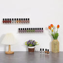 Nail Polish Rack Wall Mount Shelf,2 Pack Acrylic Nail Polish Organizer Display 24 Bottles,15" Acrylic Floating Wall Ledge Shelf Kids Bookshelf,Clear By Cq acrylic Cq acrylic