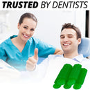 IXO Aligner Seater Chewies With Grip Handle for Invisalign Aligners, Mint Scent, with Resealable Bag (10PCs) (Green) IXO
