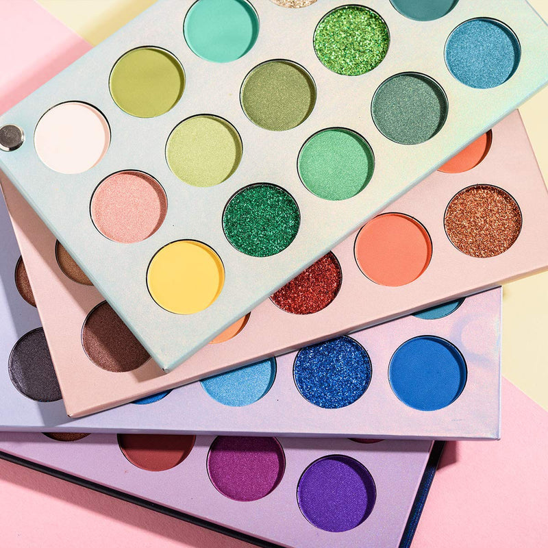 Color Board Eyeshadow Palette Eyes Shadow 60 Color Makeup Palette Highlighters Eye Make Up High Pigmented Professional Eye Shadow Mattes and Shimmers Long Lasting Blendable Waterproof MYUANGO
