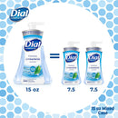 Dial Complete Anti-bacterial Foaming Hand Wash, 60 oz of Foaming Hand Soap. 2-Scent Variety Pack Spring Water/Pear, 15 Fluid Ounces Each (4 pack) Dial