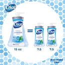 Dial Complete Anti-bacterial Foaming Hand Wash, 60 oz of Foaming Hand Soap. 2-Scent Variety Pack Spring Water/Pear, 15 Fluid Ounces Each (4 pack) Dial