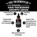 Hair Growth Serum - Hair Loss Prevention Treatment by Hair Thickness Maximizer. Best Natural Oils For Thinning Hair. Replenish Hair Follicles for Men, Women. Thickening Leave In Conditioner Serum 1oz Hair Thickness Maximizer Store