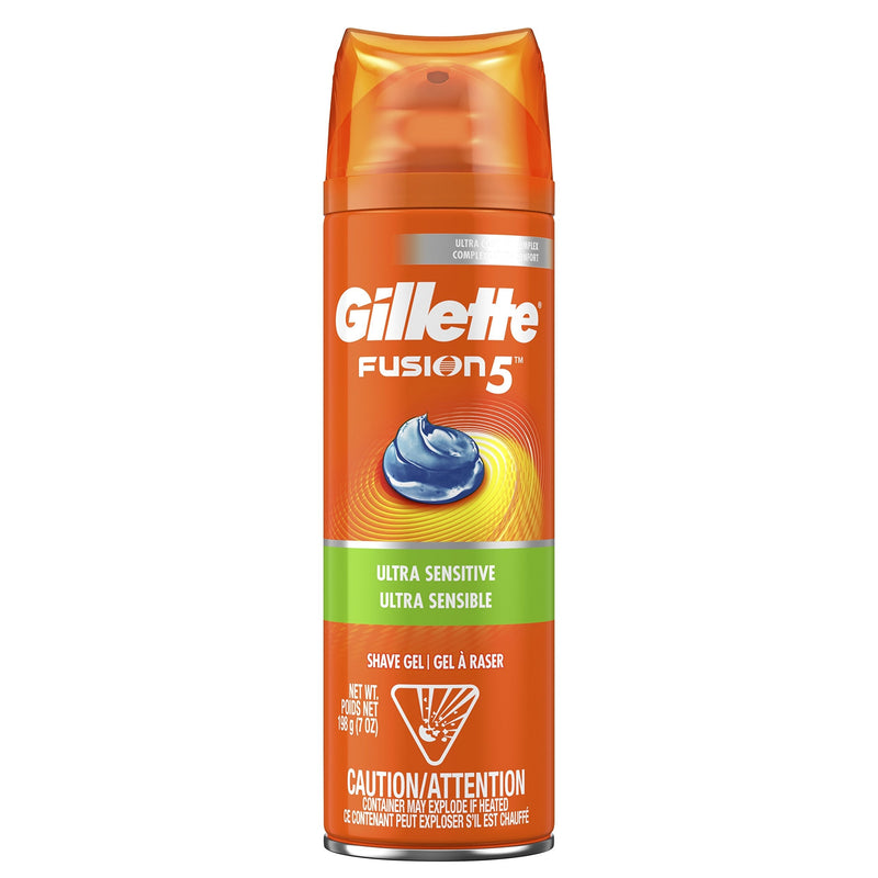 Gillette Fusion5 Ultra Sensitive Shave Gel, 7 Ounce Gillette