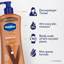 Vaseline Intensive Care Body Lotion Cocoa Radiant 3 count for Dry Skin Lotion Made with Ultra-Hydrating Lipids and Pure Cocoa Butter for a Long-Lasting, Radiant Glow 20.3 Oz Infinity Warehouse