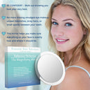 15X Magnifying Mirror – Use for Makeup Application - Tweezing – and Blackhead/Blemish Removal – 6 Inch Round Mirror with Three Suction Cups for Easy Mounting Essential Skin Solutions