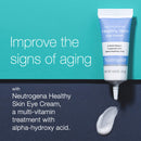 Neutrogena Healthy Skin Anti-Wrinkle Eye Cream with Alpha Hydroxy Acid (AHA), Vitamin A and Vitamin B5 - Firming Under-Eye Cream for Wrinkles and Fine Lines, 0.5 oz Neutrogena