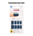 Kiss Nails GEL FANTASY-Short Design Nails w/Adhesive Tabs & Glue (KGNC102F) (1 PACK) KISS