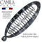 Camila Paris CP3102 4.5 inch French Banana Clip Hair Comb Classic Girls Updo Flexible Ponytail Holder Interlocking Banana Combs, Fashion Durable Styling Hair Accessories for Women, Made in France Camila