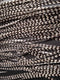 Hair Feathers Kit, 20 Long Feather Extensions with beads and loop tool kit, Black and White Striped,100% Real Rooster Feather Accessories, BW GRIZZ Feather Lily