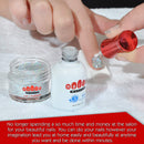 Dip Powder Base Activator and Top Coat Liquid Set for 21 Days of Vibrant Nails - No UV or LED Needed - Nail Dip Powder Liquids Set 15 ml - Cruelty-Free Formula nails Nation