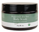 Organic Body Scrub - Peppermint Tea Tree Sugar Scrub for Body Polish, Exfoliating Body Scrub Exfoliator & Foot Scrub, Body Exfoliator, Body Scrubs for Women Exfoliation, Sugar Scrubs for Women & Men Beauty by Earth