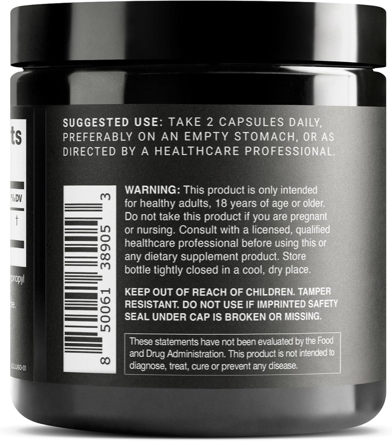 Toniiq Ultra High Strength Glutathione Capsules - 1000mg Concentrated Formula - 98%+ Highly Purified and Bioavailable - Non-GMO Fermentation - 60 Capsules Reduced Glutathione Supplement Infinity Warehouse