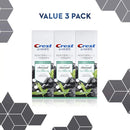 Crest Charcoal 3D White Toothpaste, Whitening Therapy, with Tea Tree Oil, Refreshing Mint flavor, 4.1 oz, Pack of 3 Crest