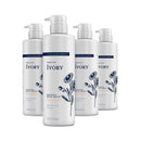 Ivory Sensitive Skin Moisturizing Body Wash, Hint of Chamomile, 17.9 Fl Oz (Pack of 4) Ivory