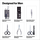 Revlon Men's Series Slant Tip Tweezer, Stainless Steel Eyebrow Hair Removal Tool REVLON