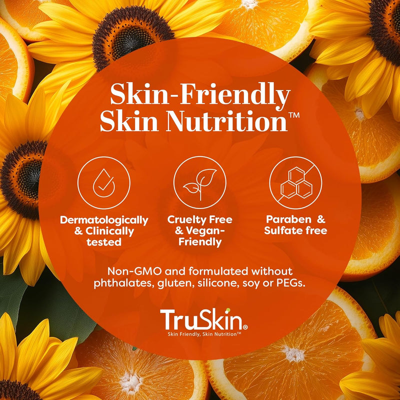 TruSkin SPF 30 Tinted Mineral Sunscreen Serum for Face - 1 fl oz | Universal Tinted | Lightweight Transparent Finish | Zinc Oxide | Vitamin C | Hyaluronic Acid | Ceramides | All Skin Types Infinity Warehouse