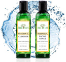 Vitamin C Facial Cleanser and Toner Combo 2-Pack - Cleanse and Tone Your Skin for Soothing Skincare Results Flawless. Younger. Perfect. Store