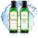 Vitamin C Facial Cleanser and Toner Combo 2-Pack - Cleanse and Tone Your Skin for Soothing Skincare Results Flawless. Younger. Perfect. Store