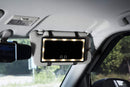 1500mAh LED Light Mirror for Car Car Visor Vanity Mirror Mirror with Lights for Car Vanity Mirror for Car LED Car Mirror LED Visor Mirror Lithium Battery and USB Dual Power Supply Black Cutygirl