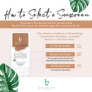 Mineral Tinted Sunscreen Stick - Zinc Oxide Sunscreen Lotion Stick with Organic Ingredients, Best Sun Protection Travel Face Sunscreen, Reef Friendly, Broad Spectrum and Water Resistant -Chestnut Beauty by Earth