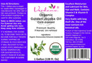 Organic Verdana USDA Certified Organic Golden Jojoba Oil, Cold Pressed, Unrefined, 1 Gallon Bulk size - Deepthi Organics Verdana Store