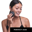 pureSOL Konjac Sponge - Activated Charcoal - Facial Sponge, 100% Natural Sponge, Eco-Friendly - Great for Acne, Exfoliating pureSOL
