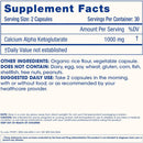 ProHealth, Ca AKG Supplement (Alpha Ketoglutarate) (1,000 mg per 2 Capsule Serving, 60 Capsules). Supports Metabolic Function and Healthy Aging Processes. Infinity Warehouse