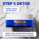Differin Detox + Soothe 2Step Face Mask, Suitable for Sensitive Skin, 1.75 Oz Differin Store