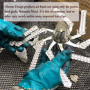 Ginkgo Hair Clip, Hand Crafted Metal Barrette Made in the USA with a Medium 70mm Clip by Oberon Design Oberon Design