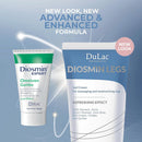 Dulac, Diosmin Legs Gel Cream, Cooling & Refreshing, with Diosmin & Menthol, Horse Chestnut Extract, Butcher's Broom & Red Vine, Fast-Absorbing, Non-Greasy, Daily Leg Care, 5.07 fl oz, Made in Italy Infinity Warehouse