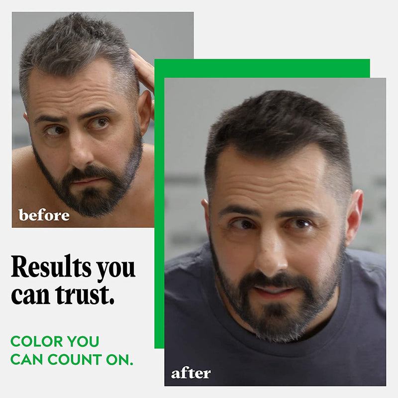 Just For Men Shampoo-In Color (Formerly Original Formula), Gray Hair Coloring for Men - Darkest Brown-Black, H-50A, Pack of 3 (Packaging May Vary) Just for Men Store
