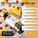Diamond Liquid Collagen Drink, 15000 mg Hydrolyzed Marine Collagen Peptides with Vitamin C, Pomegranate, Healthy Hair Skin Nails Joints Bones Support, 50 ml x 10 Bottles Infinity Warehouse