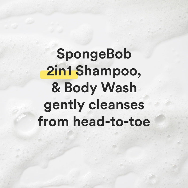 Suave Kids 3-in-1 Spongebob, Tear Free, Body Wash, Shampoo and Conditioners, Dermatologist Tested, 28 Oz Pack of 4 Infinity Warehouse