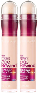 Maybelline Instant Age Rewind Eraser Dark Circles Treatment Multi-Use Concealer, Fair, 0.2 Fl Oz (Pack of 2) Maybelline New York