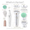 Braun Epilator Silk-épil 9 Flex 9-300 Beauty Set, Facial Hair Removal for Women, Shaver & Trimmer, Cordless, Rechargeable, Wet & Dry, FaceSpa Braun Store