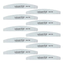 Nail Files and Buffer, Professional Manicure Tools Kit 150 150 Grit Double Sided Washable 10 Nail File Set Fanzbike