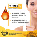 Pure Vitamin E Oil - D-Alpha Tocopherol 100% Natural 2oz 47,500 IU - Not a Blend, Thick, Amber Color - Derived From Wheat Germ with Nutty Aroma - Face Body Hair - DIY Cosmetics & After Surgery Scars Everyday Beauty Helping You Feel Beautiful Inside And Out
