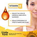 Pure Vitamin E Oil - D-Alpha Tocopherol 100% Natural 2oz 47,500 IU - Not a Blend, Thick, Amber Color - Derived From Wheat Germ with Nutty Aroma - Face Body Hair - DIY Cosmetics & After Surgery Scars Everyday Beauty Helping You Feel Beautiful Inside And Out