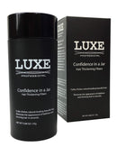 LUXE Hair Thickening Fibers - CONFIDENCE IN A JAR – 2 Months+ Supply! – Hypoallergenic, Dermatologist Tested – Multiple Colors Available (Black) LUXE Professional
