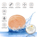 NATURALIST Solid Shampoo Bar, 100% Organic, Plant Based, SLS Free, Vegan, All Hair Types & Body Care | pH Balanced, Plastic Free | Eco Friendly, Safe For Travel (Orange Mood) Naturalist