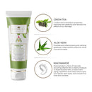 Nourish Mantra Green Tea Tatva Face Scrub Cleanser NOURISH MANTRA Store