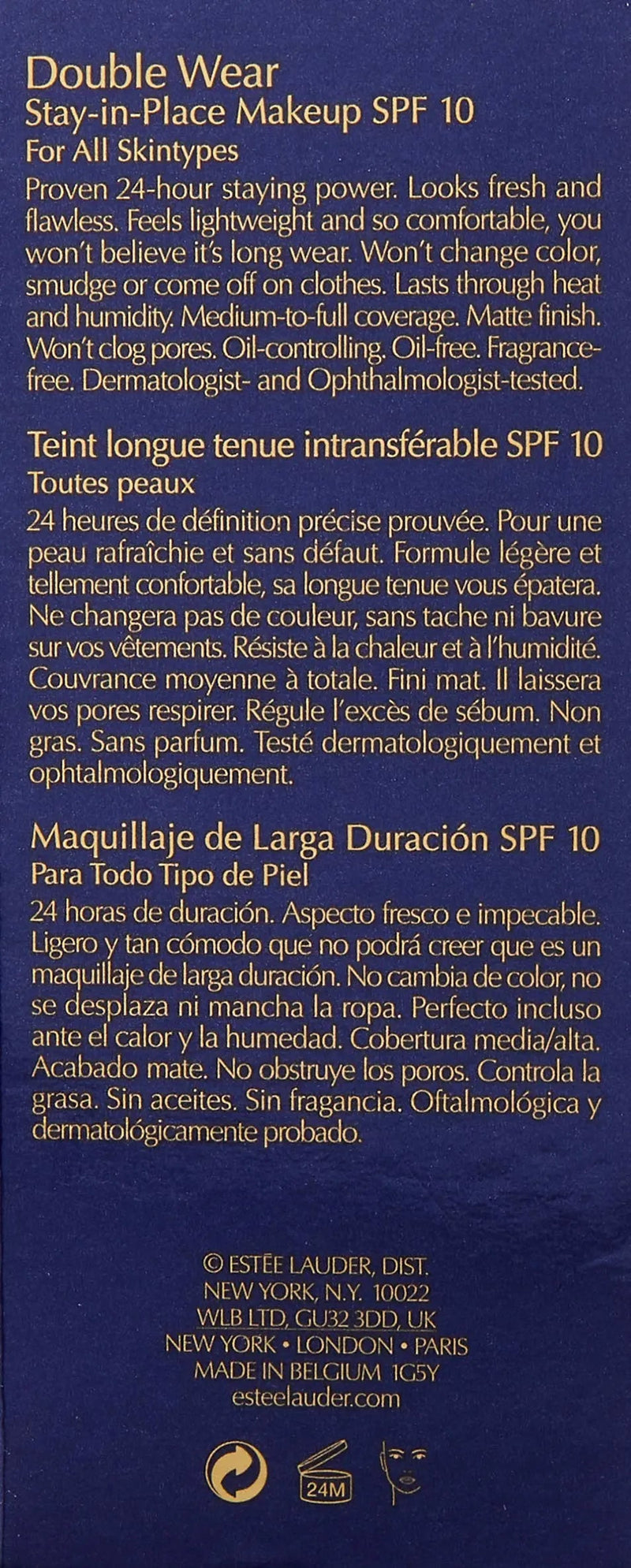 Estee Lauder Double Wear Stay-in-Place Makeup SPF 10 3w1 Tawny, 1.0 Ounce Estee Lauder