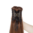 100% Remy Human Hair Ponytail Extension One Piece Claw/Jaw Clip Ponytail Hairpiece Clip In Pony Tail Extensions For Girl Lady Women Long Straight