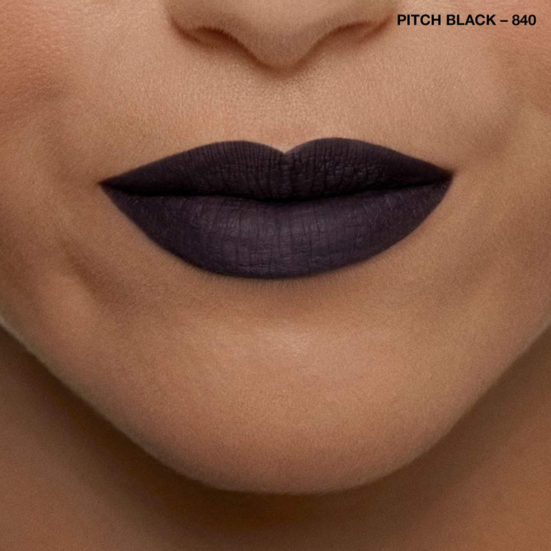 Rimmel Stay Matte Lip Liquid, Pitch Black, 0.21 Fl Oz (Pack of 1) Rimmel