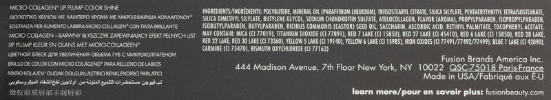 Fusion Beauty Lip Fusion Micro-injected Collagen Lip Plump Color Shine Fusion Beauty