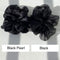ANYA accessories Oversized Scrunchie | Extra Large Organza Look Hair Tie (Black Pearl) ANYA accessories Store