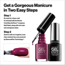 Revlon ColorStay Gel Envy Longwear Nail Polish, with Built-in Base Coat & Glossy Shine Finish, in Nude/Brown, 530 Double Down, 0.4 oz REVLON