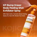 Dr.Melaxin Body Keratin Care Kojic Acid Turmeric Spray Gently Exfoliating Peeling Solution Korean Skincare All Skin Types 200ml Infinity Warehouse